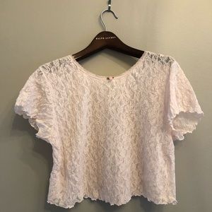 Cute vintage baby pink top